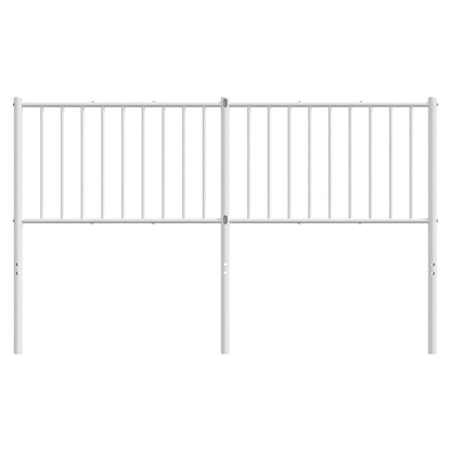 Cabeceira de cama 150 cm metal branco