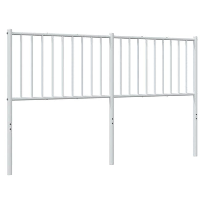 Cabeceira de cama 150 cm metal branco