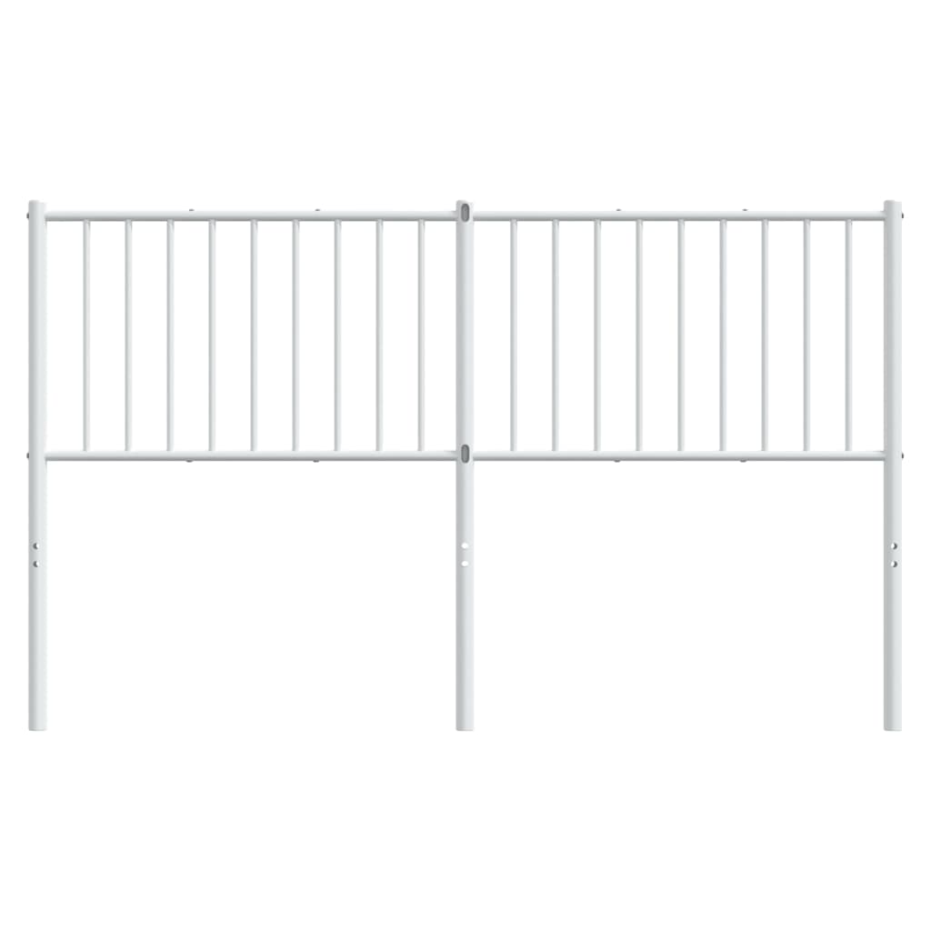 Cabeceira de cama 160 cm metal branco