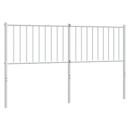 Cabeceira de cama 160 cm metal branco