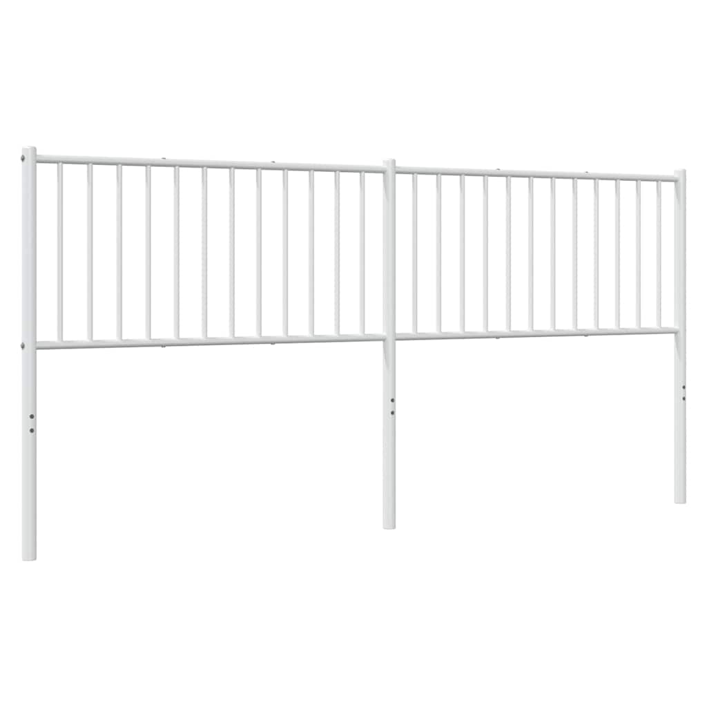 Cabeceira de cama 193 cm metal branco