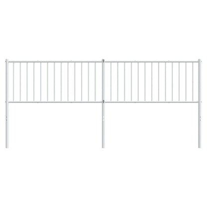 Cabeceira de cama 200 cm metal branco