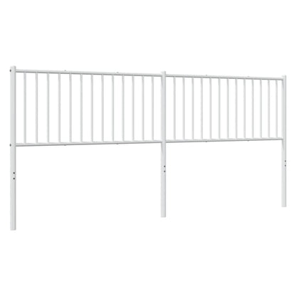 Cabeceira de cama 200 cm metal branco