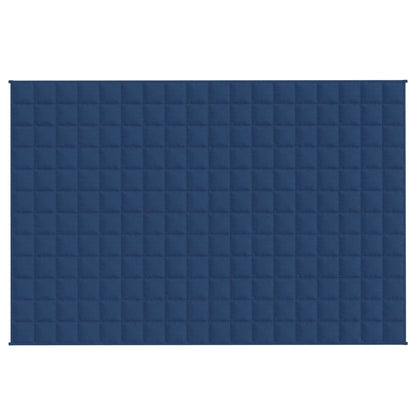 Manta pesada 9 kg 122x183 cm tecido azul
