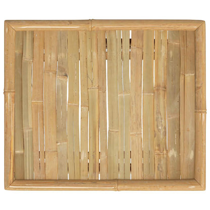 Mesa de jardim 65x55x30 cm bambu