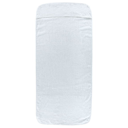 Toalhas de praia 2 pcs 60x135 cm tecido 400 GSM branco