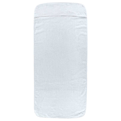 Toalhas de praia 2 pcs 75x200 cm tecido 400 GSM branco