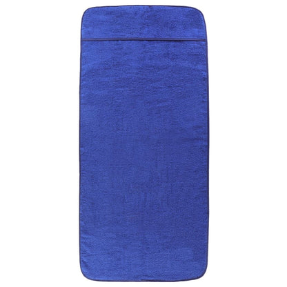 Toalhas de praia 2 pcs 75x200 cm tecido 400 GSM azul real