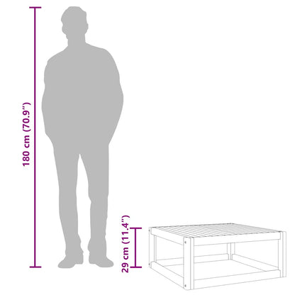 Mesa de centro 68x68x29 cm madeira de acácia maciça