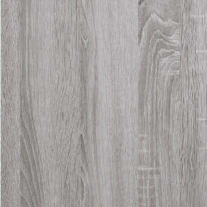 Mesa de cabeceira 40x35x70 cm derivados madeira cinza sonoma