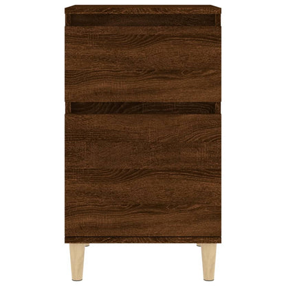 Mesas de cabeceira 2 pcs 40x35x70 cm cor carvalho castanho