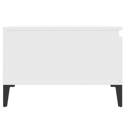 Mesa de centro 55x55x36,5 cm derivados de madeira branco