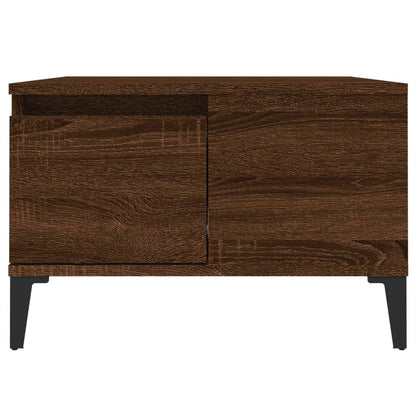 Mesa de centro 55x55x36,5cm derivados madeira carvalho castanho