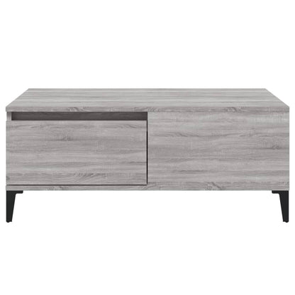 Mesa de centro 90x50x36,5 cm derivados madeira cinzento sonoma