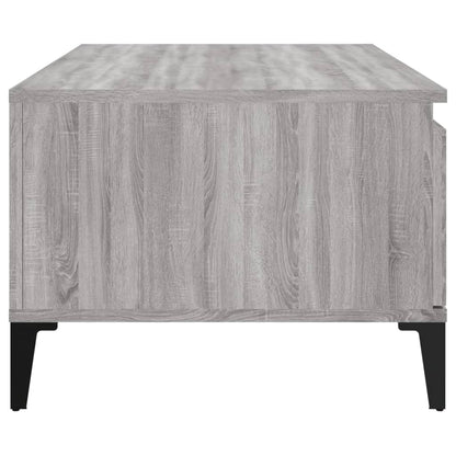 Mesa de centro 90x50x36,5 cm derivados madeira cinzento sonoma