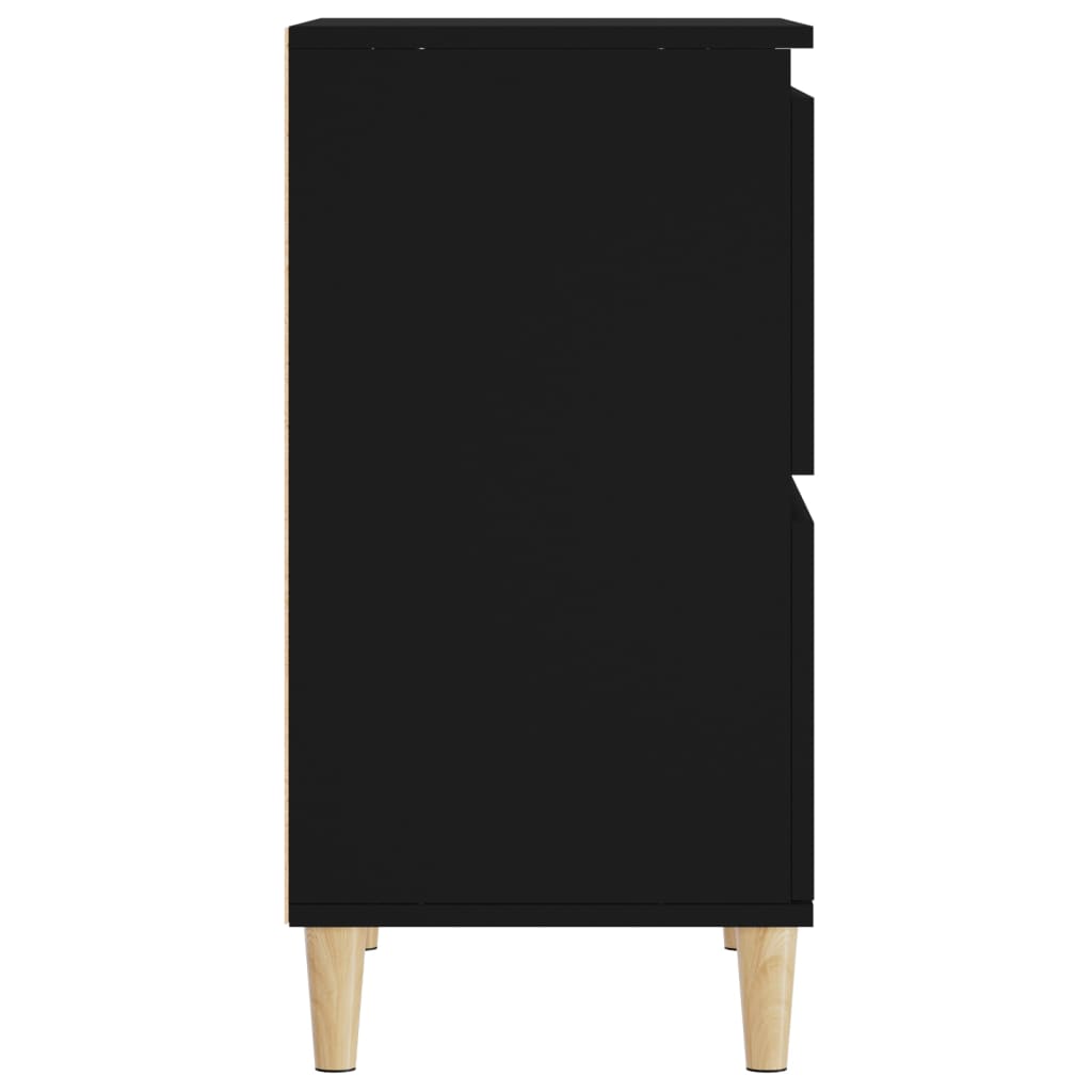Aparador 60x35x70 cm derivados de madeira preto