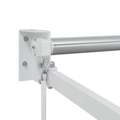 Toldo Manual Branco 5 x 3 m Metal