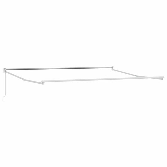 Toldo Manual Branco 5 x 3 m Metal