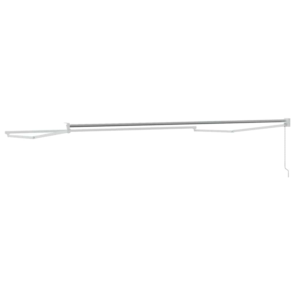 Toldo Manual Branco 5 x 3 m Metal