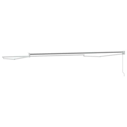 Toldo Manual Branco 5 x 3 m Metal