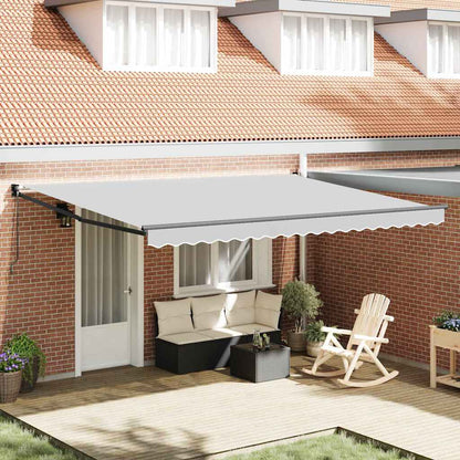 Toldo Manual Antracite 5 x 3 m Metal