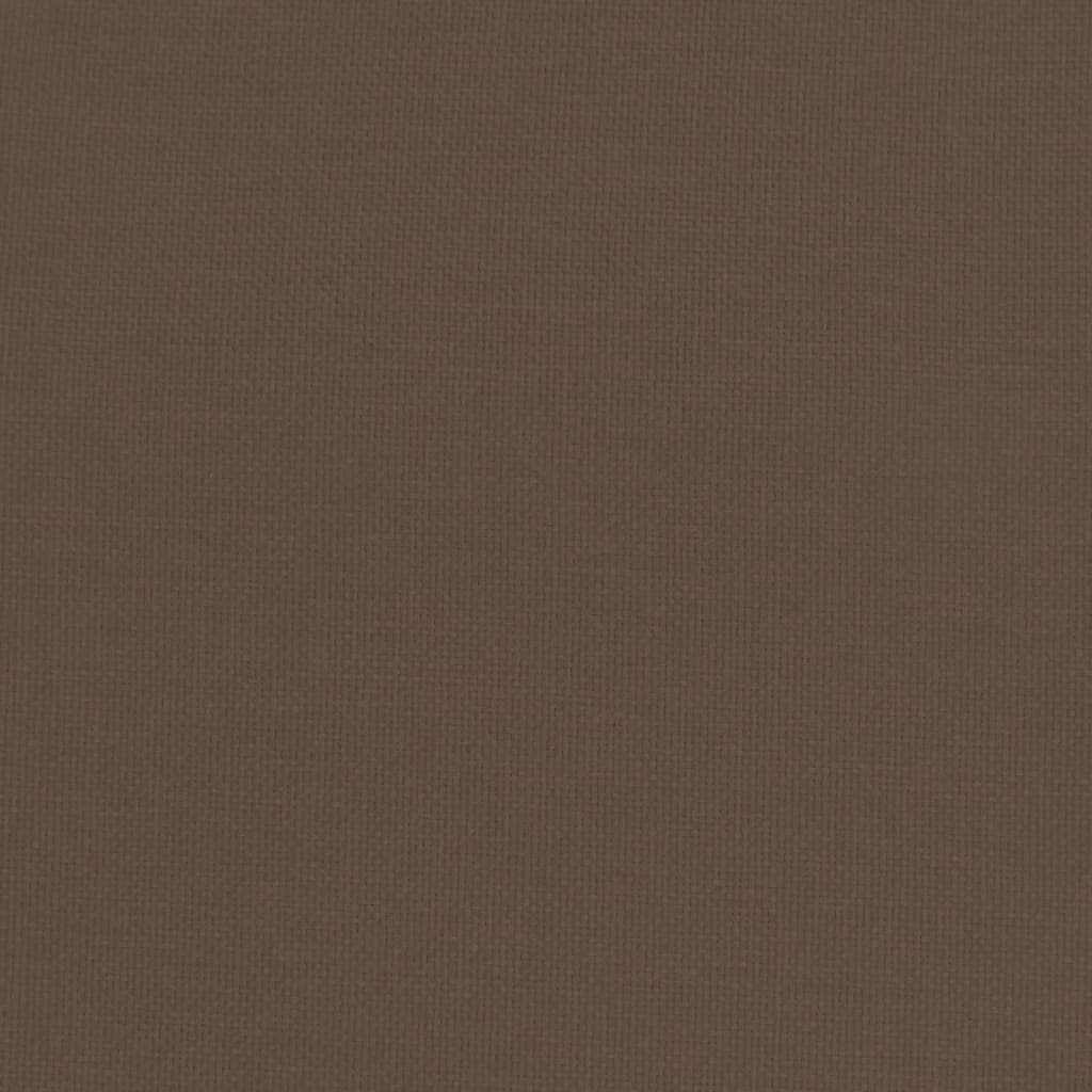 Cadeira de descanso tecido castanho-escuro