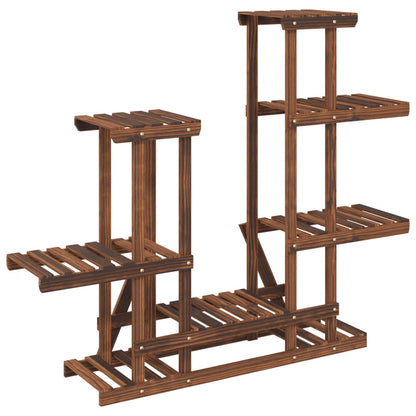 Suporte de plantas 95x25x96 cm madeira de abeto maciça
