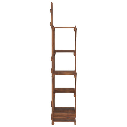 Suporte de plantas 60x25x130 cm madeira de abeto maciça