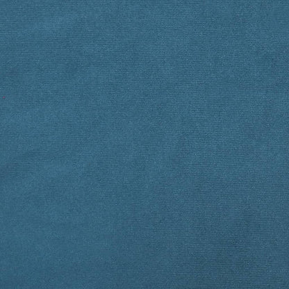 Cadeirão com encosto alto veludo azul design de botões