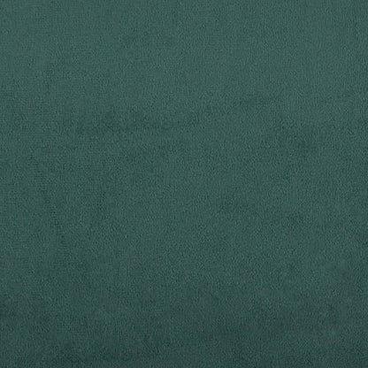 Cadeirão c/ encosto alto veludo verde-escuro design de botões