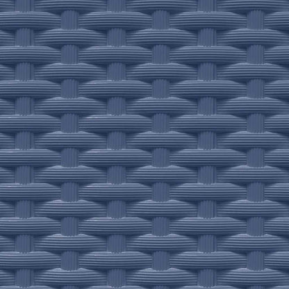 Vasos/floreiras 2 pcs 30x30x37 cm polipropileno cinzento azul