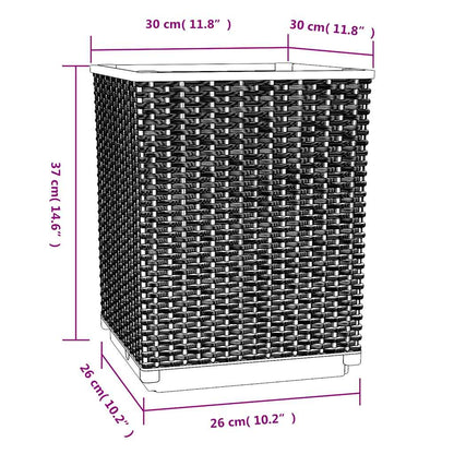Vasos/floreiras 2 pcs 30x30x37 cm polipropileno cinzento azul
