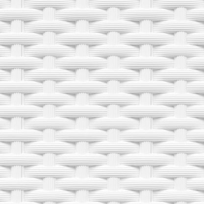 Vasos/floreiras 2 pcs 30x30x37 cm polipropileno branco
