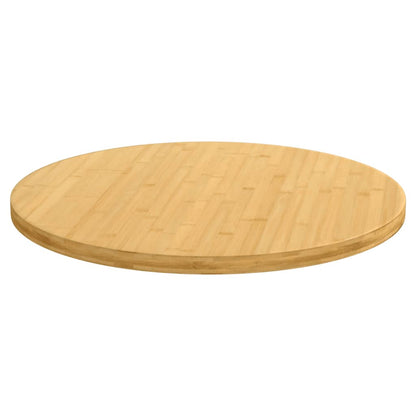 Tampo de mesa Ø80x2,5 cm bambu