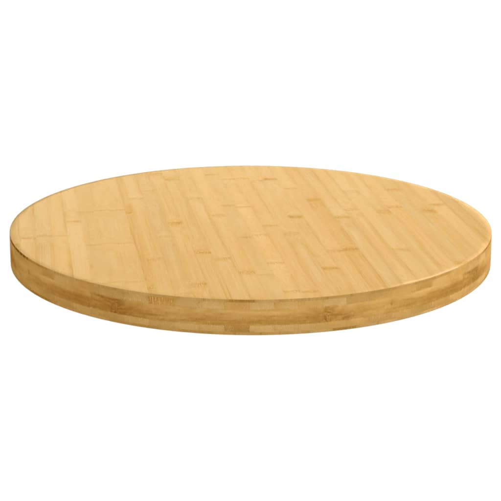 Tampo de mesa Ø80x4 cm bambu
