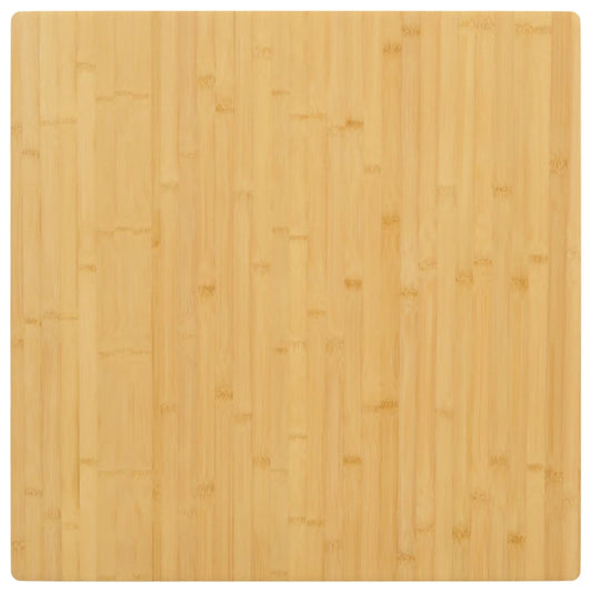 Tampo de mesa 80x80x2,5 cm bambu