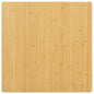Tampo de mesa 80x80x2,5 cm bambu