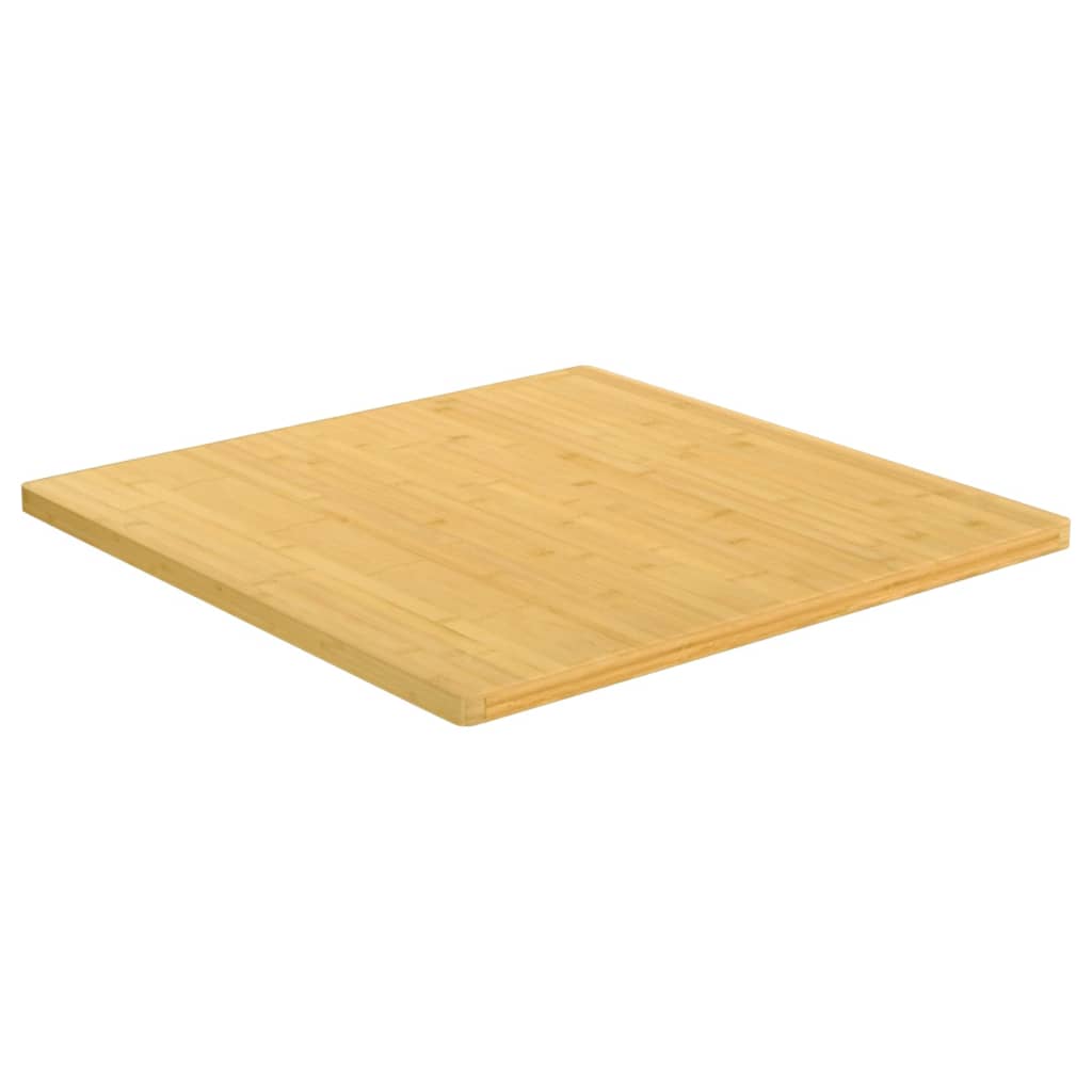 Tampo de mesa 80x80x2,5 cm bambu