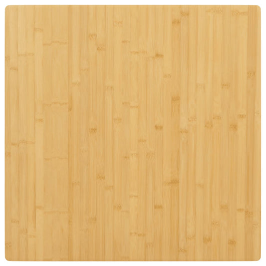 Tampo de mesa 90x90x2,5 cm bambu