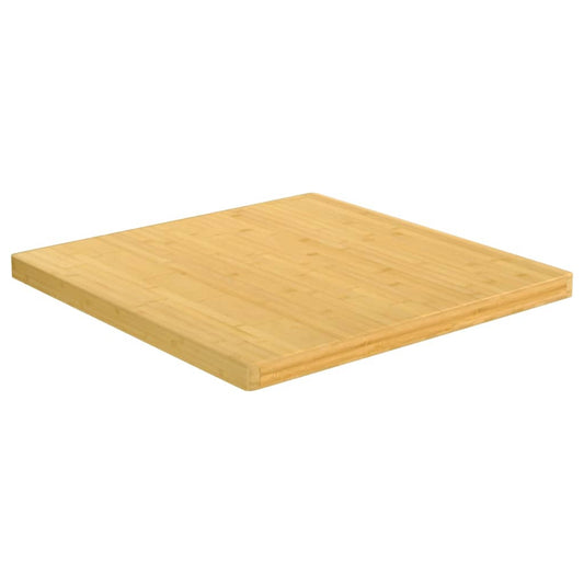 Tampo de mesa 70x70x4 cm bambu