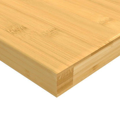 Prateleira de parede 80x20x2,5 cm bambu