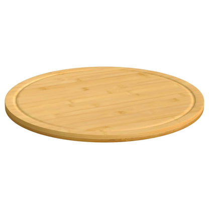 Tábuas de cortar 6 pcs Ø30x1,5 cm bambu
