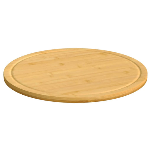 Tábuas de cortar 6 pcs Ø30x1,5 cm bambu