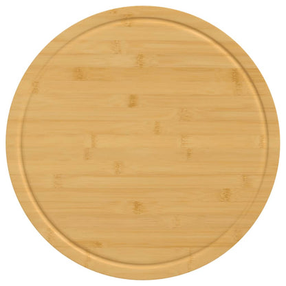 Tábua de cortar Ø40x1,5 cm bambu