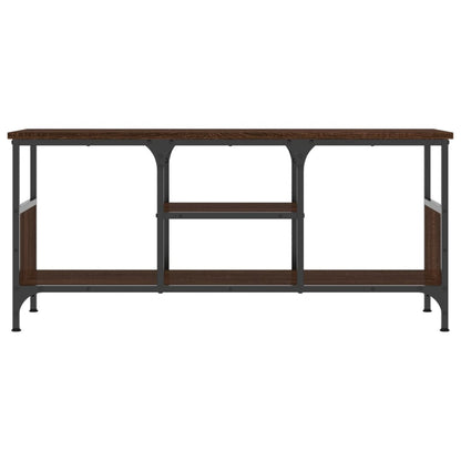 Móvel de TV derivados de madeira/ferro carvalho castanho