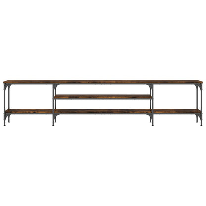 Móvel de TV derivados madeira/ferro carvalho fumado