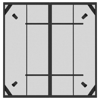 Mesa de jardim 100x100x72 cm malha de aço antracite