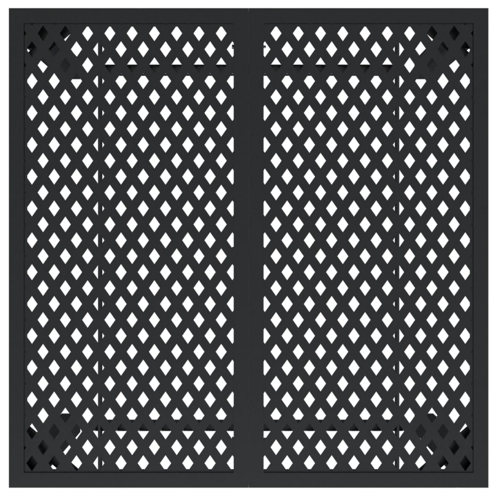 Mesa de jardim 80x80x72 cm aço antracite