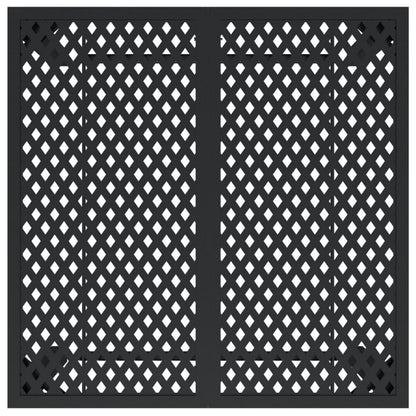 Mesa de jardim 80x80x72 cm aço antracite