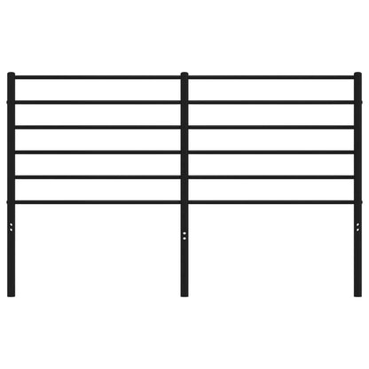 Cabeceira de cama 140 cm metal preto